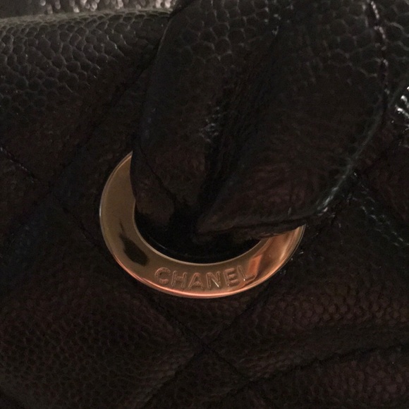 💰MARKDOWN: AUTH CHANEL Black Quilted Bowler Bag - Picture 5 of 10